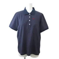 マックレガー マクレガー McGREGOR ポロシャツ LL 紺 ネイビー ドット柄 レギュラーカラー 半袖 /RN ■ECC006のサムネイル