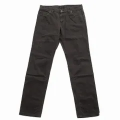 JOSEPH HOMME ジョゼフオム パンツ ガーメントダイ 色落ち加工 コットンテーパード ボトムス グレーステッチ ダークグレー 46【M】 メンズ 【中古】のサムネイル