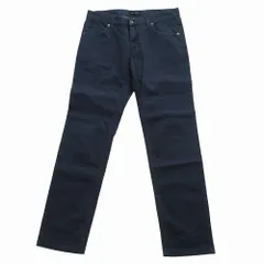 JOSEPH HOMME ジョゼフオム パンツ ガーメントダイ 色落ち加工 コットン テーパード ボトムス ネイビー 46【M】 メンズ 【中古】のサムネイル