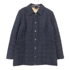 Brooks Brothers ブルックスブラザーズ コート 中綿 キルティングジャケット チェック柄裏地 アウター レギュラーカラー ネイビー 4【M】 レディース 【中古】のサムネイル