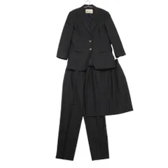 Aquascutum アクアスキュータム セットアップ スリーピース スーツ セットアップ パンツ スカート ウール100％ チャコールグレー M.10【M】 レディース 【中古】のサムネイル