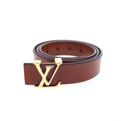 [Used] LOUIS VUITTON M6901 Ceinture LV Initial Belt, Women's/Men's Belt, Brown, Brand