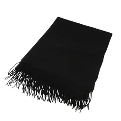 GIVENCHY ジバンシィ マフラー カシミヤ100％ 大判 ショール 70×180cm ブラック メンズ レディース 【中古】のサムネイル