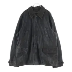 RRL (ダブルアールエル) 25AW Indigo Leather Car Coat インディゴレザーカーコート カウハイドレザージャケット インディゴ染め ブラウン 200013316のサムネイル