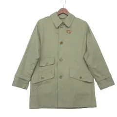 Needles ニードルス BARLOWS コラボ ステンカラーコート R251 ミリタリー ジャケット 薄手 アウター ブルゾン 上着 英国製 カーキ 38【M】 メンズ 【中古】のサムネイル