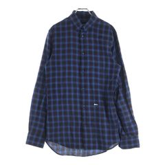Dsquared2 ディースクエアード リネン オンブレ チェックシャツ 48