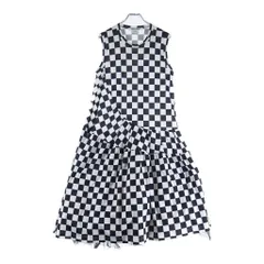 COMME des GARCONS COMME des GARCONS (コムデギャルソンコムデギャルソン) チェッカーフラッグ ワンピース ブラック/ホワイト レディース RM-T021のサムネイル