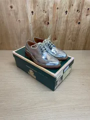 【未使用展示品】スペイン製　Palanco　パランコ　ウイングチップシューズ　シルバー　サイズ36　箱ありのサムネイル