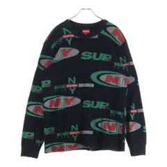 SUPREME (シュプリーム) 18AW NY Waffle Thermal L/S 総柄 ワッフル サーマル 長袖Tシャツ ブラックのサムネイル