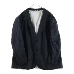 RAF SIMONS (ラフシモンズ) 21SS Nylon Big Blazer Jacket オーバーサイズテーラードジャケット ブラック 211-M525のサムネイル