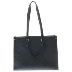 LOUIS VUITTON (ルイヴィトン) オンザゴーMM モノグラムアンプラント レザー 2WAY ハンド ショルダー トートバッグ ブラック M45595のサムネイル