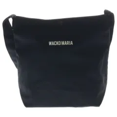 WACKO MARIA (ワコマリア) 25SS ×SPEAK EASY SHOULDER BAG スピークイージー コットンショルダーバッグ ブラック 25SS-WMA-BG03のサムネイル