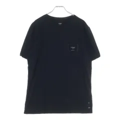 FENDI (フェンディ) ロゴパッチ 半袖 クルーネック Tシャツ ブラック FY0894 A9RLのサムネイル
