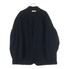 Graphpaper (グラフペーパー) Garment Dyed Jacket ガーメントダイ コットンテーラードジャケット ブラックのサムネイル