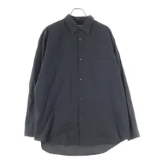 Graphpaper (グラフペーパー) Broad L/S Oversized Regular Collar Shirt ブロード 長袖シャツ オーバーサイズレギュラーカラーシャツ グレー GM212-50110Bのサムネイル