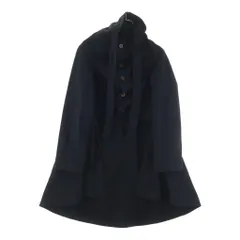 COMME des GARCONS (コムデギャルソン) 15AW トレンチコート ボタンフライ ポリ縮絨 ブラック GQ-J051のサムネイル