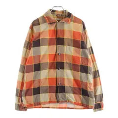 VINTAGE (ヴィンテージ) 60S BUD BERMA PRINTED FLANNEL SHIRT プリネル 長袖シャツ オレンジのサムネイル