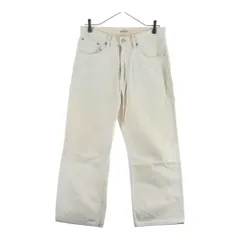 AURALEE (オーラリー) 20SS HARD TWIST DENIM 5P PANTS ハードツイスト コットンデニム 5ポケット ワークパンツ ホワイト A20SP02DMのサムネイル