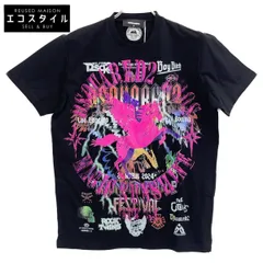 DSQUARED2　ディースクエアード　S71GD1304 23年 ブラック グラフィックプリントTシャツ　Sのサムネイル