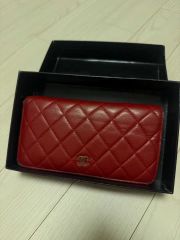 CHANEL キルティング ラウンドファスナー長財布 - メルカリ