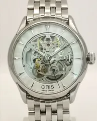 極美品 ORIS オリス 01 734 7670 4051-07 アートリエ スケルトン SS 自動巻き 時計のサムネイル