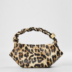 ガニー レディース バッグ ハンドバッグ ミニ GANNI Mini Bou Bag Leopard アニマル