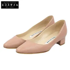 MANOLO BLAHNIK　マノロブラニク　LISTONY パンプス シューズ レディース ピンクベージュ 35.5　35 1/2のサムネイル