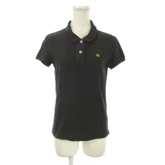 ポロジーンズ ラルフローレン POLO JEANS ポロシャツ M 黒 ブラック 無地 半袖 KK-WJ-HM-2009 /AO24 ■ECD005のサムネイル