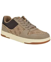ゲス メンズ シューズ スニーカー レース GUESS Mens Tryon Branded Lace Up Fashion Sneakers Taupe トープのサムネイル