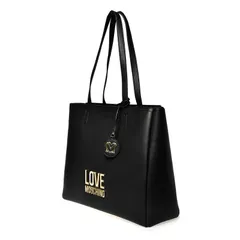 ラブ モスキーノ レディース バッグ Love Moschino Lettering Shopper Black 000 ブラックのサムネイル