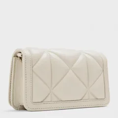 ラブ モスキーノ レディース バッグ キルティング Love Moschino Womens Quilted Cross Body Bags Ivory アイボリーのサムネイル