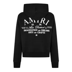 アミリ メンズ アウター パーカー・スウェット Amiri Art District Hoodie Black 001 ブラックのサムネイル
