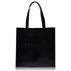 テッドベーカー レディース バッグ トートバッグ Ted Baker Croccon Large Tote Bag black ブラックのサムネイル