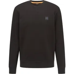 ボス メンズ アウター ニット・セーター クルーネック スウェット シャツ Boss RelaxedFit Crewneck Sweatshirt Black 001 ブラックのサムネイル