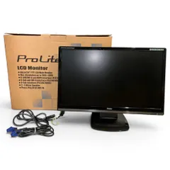 □ イイヤマ iiyama 液晶モニター ProLite E2407HDS PL2400 24インチ マーベルブラック フルHD スピーカー内蔵 2000-4810のサムネイル