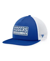 マジェスティック メンズ アクセサリー 帽子 Majestic Mens Royal White Los Angeles Dodgers Foam Trucker Snapback Hat Royalのサムネイル