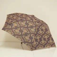 折りたたみ傘 Vivienne Westwood ヴィヴィアンウエストウッド USED美品 幾何学模様 オーブ デジタルノイズ風 50cm FS9721のサムネイル