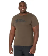 フェールラーベン メンズ トップス シャツ ロゴ Fjallraven Logo TShirt Dark Olive オリーブのサムネイル