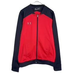 UNDER ARMOUR アンダーアーマー トラックジャケット スポーツ レッド(メンズ M)中古 古着 Y7076のサムネイル