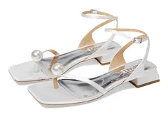 バッジェリーミシュカ レディース シューズ サンダル Badgley Mischka Lola Soft White ホワイトのサムネイル