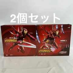 中古 アイアンマン アクションフィギュア MARK L 発光不良あり フィギュア 2個セット SF7E00 c101のサムネイル