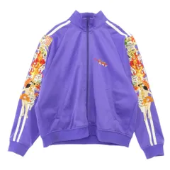 doublet ダブレット 18AW 18AW18BL78 CHAOS EMBROIDERY TRACK JACKET カオス エンブロイダリー 刺繍 トラック ジャケット ジップアップ ブルゾン パープル系 M【中古】のサムネイル