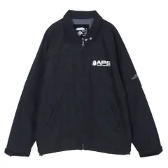 A BATHING APE アベイシングエイプ 00s GORE WINDSTOPPER メルトン ウール ジャケット ダークグレー系 L【中古】のサムネイル