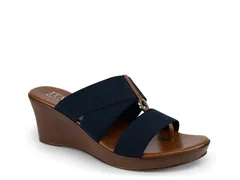 イタリアンシューメーカー レディース シューズ サンダル Italian Shoemakers Demiri Wedge Sandal Navy ネイビーのサムネイル