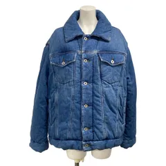 LOEWE(ロエベ) ブルゾン サイズ42 L レディース - ブルー 長袖/デニム/冬/中綿 コットンのサムネイル