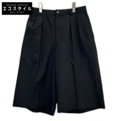MAISON SPECIAL　メゾンスペシャル　11251461509 ブラック ウォッシャブルウールプライムワイドショーツ　2のサムネイル