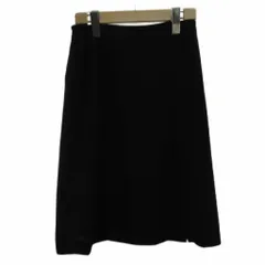 カルバンクライン CALVIN KLEIN スカート 2 黒 ブラック 無地 膝下丈 Aラインシルエット /KK ■ECC003のサムネイル