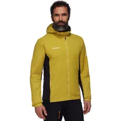マムート メンズ アウター ジャケット・ブルゾン フーデッドジャケット ジャケット Mammut Rime Light IN Flex Hooded Jacket Mens AuraBlack ブラッのサムネイル