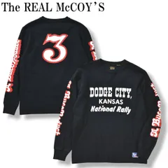 ザ リアルマッコイズ The REAL McCOY’S BUCO 長袖 プリント Tシャツ ロンT モーターサイクル バイク アメカジ 40 ブラック メンズのサムネイル