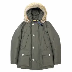 SALE【美品】WOOLRICH ウールリッチ ダウンジャケット ARCTIC PARKA アークティック・パーカ コヨーテファー取り外し可 フーディー アウター メンズ サイズ USA XXS / EU XS オリーブ 緑 モルドバ製のサムネイル
